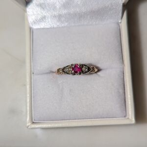 Vintage 14k ruby ring